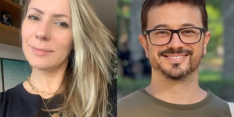 Juliana Peres e Dino Cantelli, autores de Por Você